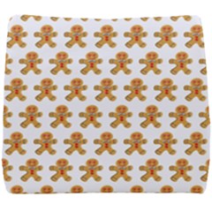 Gingerbread Men Seat Cushion by Mariart