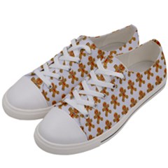 Gingerbread Men Women s Low Top Canvas Sneakers by Mariart