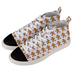 Gingerbread Men Men s Mid-top Canvas Sneakers