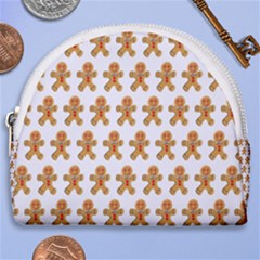 Gingerbread Men Horseshoe Style Canvas Pouch