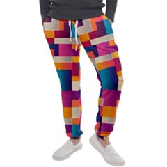 Abstract Geometry Blocks Men s Jogger Sweatpants