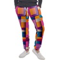 Abstract Background Geometry Blocks Men s Jogger Sweatpants View1