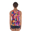 Abstract Background Geometry Blocks Sport Tank Top  View2