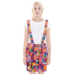 Abstract Background Geometry Blocks Braces Suspender Skirt