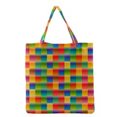 Background Colorful Abstract Grocery Tote Bag