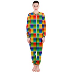 Background Colorful Abstract Onepiece Jumpsuit (ladies)  by Bajindul