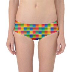 Background Colorful Abstract Classic Bikini Bottoms by Bajindul