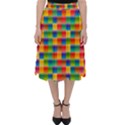 Background Colorful Abstract Classic Midi Skirt View1