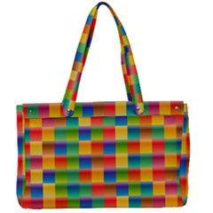 Background Colorful Abstract Canvas Work Bag