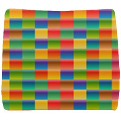 Background Colorful Abstract Seat Cushion by Bajindul