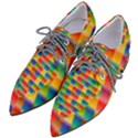 Background Colorful Abstract Pointed Oxford Shoes View2