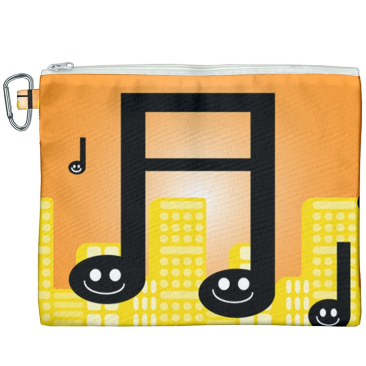 Abstract Anthropomorphic Art Canvas Cosmetic Bag (XXXL)