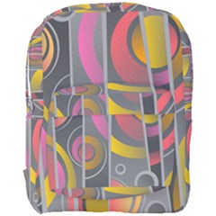 Abstract Colorful Background Grey Full Print Backpack