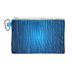 Abstract Rain Space Canvas Cosmetic Bag (large) by Bajindul