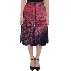 Abstract Background Wallpaper Classic Midi Skirt