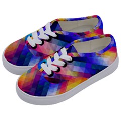 Abstract Background Colorful Pattern Kids  Classic Low Top Sneakers by Bajindul