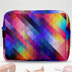 Abstract Background Colorful Pattern Make Up Pouch (large) by Bajindul