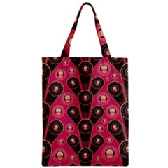 Background Abstract Pattern Zipper Classic Tote Bag by Bajindul