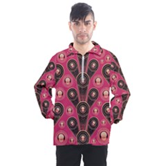 Background Abstract Pattern Men s Half Zip Pullover by Bajindul