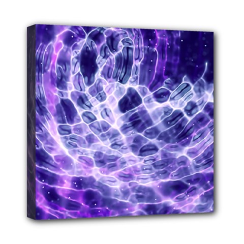 Abstract Space Mini Canvas 8  X 8  (stretched) by Bajindul