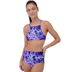 Abstract Space High Waist Tankini Set by Bajindul