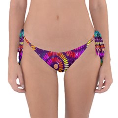 Abstract Background Spiral Colorful Reversible Bikini Bottom by Bajindul