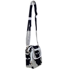 Cat Pet Cute Black Animal Shoulder Strap Belt Bag