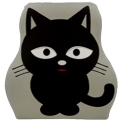 Cat Pet Cute Black Animal Car Seat Velour Cushion  by Bajindul