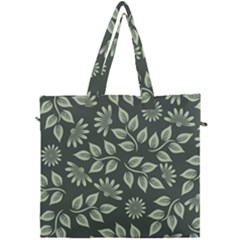 Flowers Pattern Spring Nature Canvas Travel Bag by Bajindul