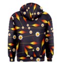 Flower Buds Floral Background Men s Zipper Hoodie View2