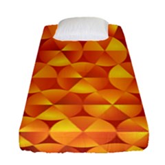 Background Triangle Circle Abstract Fitted Sheet (single Size) by Bajindul