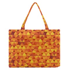 Background Triangle Circle Abstract Zipper Medium Tote Bag by Bajindul