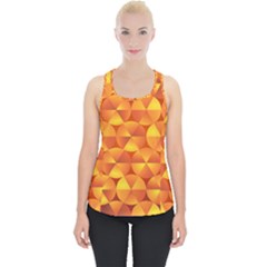 Background Triangle Circle Abstract Piece Up Tank Top by Bajindul