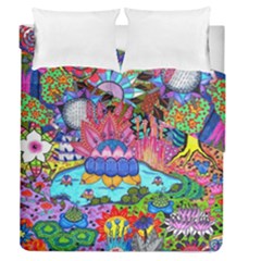 Pond Abstract  Duvet Cover Double Side (queen Size) by okhismakingart