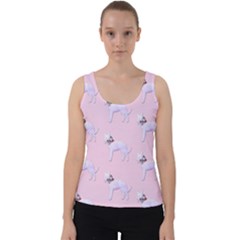 Dogs Pets Animation Animal Cute Velvet Tank Top by Bajindul