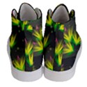 Floral Abstract Lines Women s Hi-Top Skate Sneakers View4