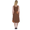 Heart Chess Board Checkerboard Midi Sleeveless Dress View2