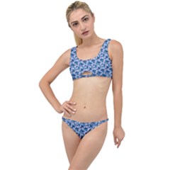 Blue Pattern Scrapbook The Little Details Bikini Set by Bajindul