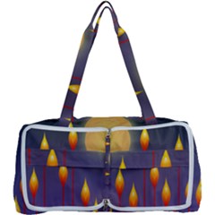 Night Moon Flora Background Multi Function Bag by Bajindul