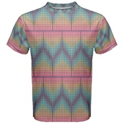 Pattern Background Texture Colorful Men s Cotton Tee by Bajindul