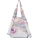 Music Notes Abstract Center Zip Backpack View2