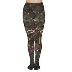 Music Clef Musical Note Background Tights by Bajindul