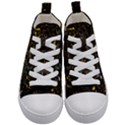 Music Clef Musical Note Background Kids  Mid-Top Canvas Sneakers View1