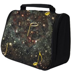 Music Clef Musical Note Background Full Print Travel Pouch (big) by Bajindul