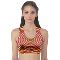 Pattern Background Structure Sports Bra by Bajindul