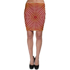 Pattern Background Structure Bodycon Skirt by Bajindul