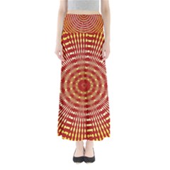 Pattern Background Structure Full Length Maxi Skirt by Bajindul