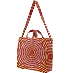 Pattern Background Structure Square Shoulder Tote Bag by Bajindul