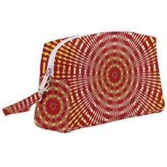 Pattern Background Structure Wristlet Pouch Bag (large) by Bajindul