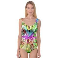 Music Abstract Sound Colorful Princess Tank Leotard  by Bajindul